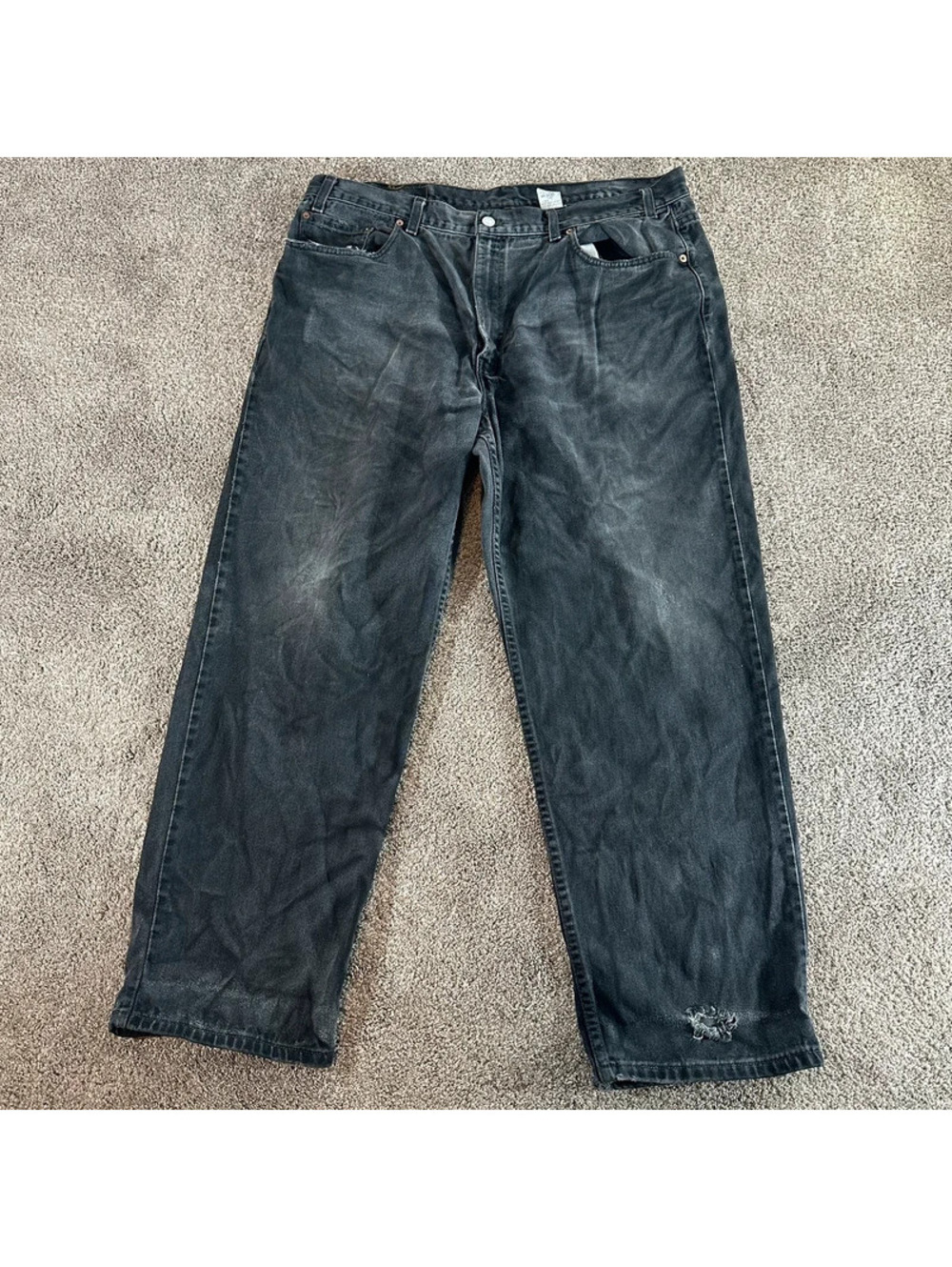 Vintage Levi’s Black Men’s 550 Relaxed Fit 42x30